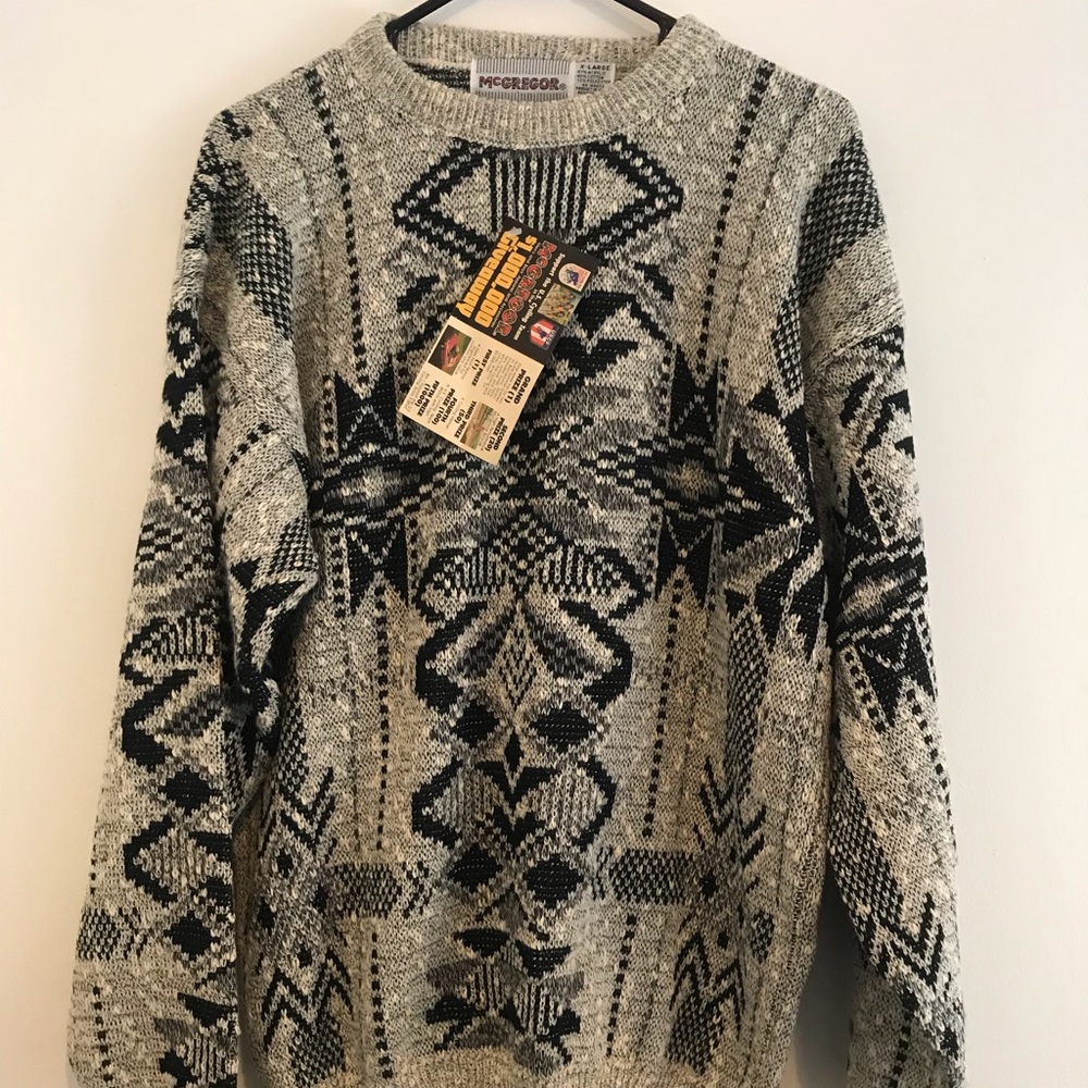 Vintage 90’s Mc Gregor Men’s Gray Sweater XL